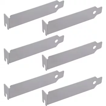 InLine PCI / PCI-E / ISA Low Profile Slot Aizvēršanas Kronšteinu Komplekts 6 gab.
