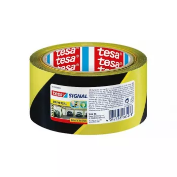 Barikāžu lente TESA 58133 melna/dzeltena 66m