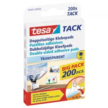 Līmlentes spilventiņi tesa TACK caurspīdīgi 200 gab.