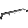 InLine 19110J kabeļu pārvaldības panelis 1U, 5 x D-gredzeni, melns