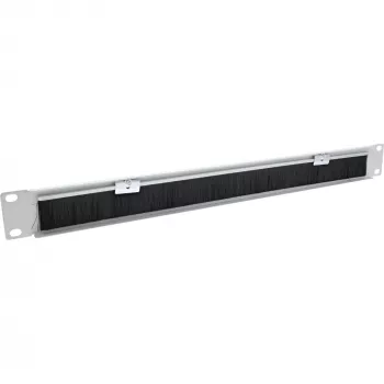 InLine 19111E 19 collu kabeļu ieejas panelis ar suku RAL 7035 pelēks