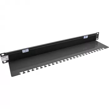 InLine 19111N kabeļu pārvaldības panelis 1U, 19 inch