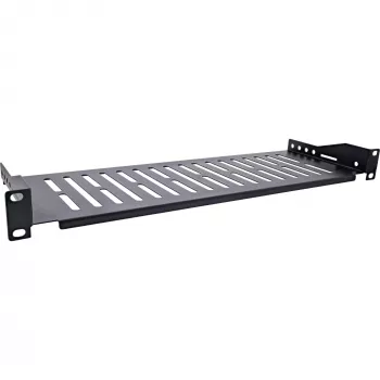 InLine 19 inch plaukts 150mm 10kg 1U RAL 9005 melns