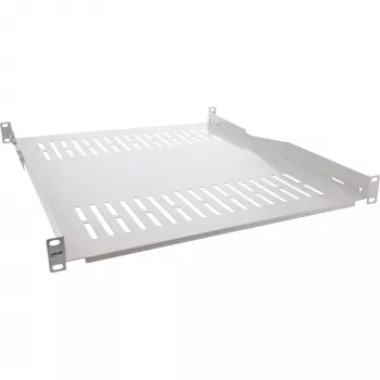 InLine 19 inch plaukts, 550mm, 50kg, 1U, RAL 7035 pelēks