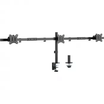 InLine 23108G galda stiprinājums 3 monitoriem līdz 32 collām (81 cm), līdz 7 kg
