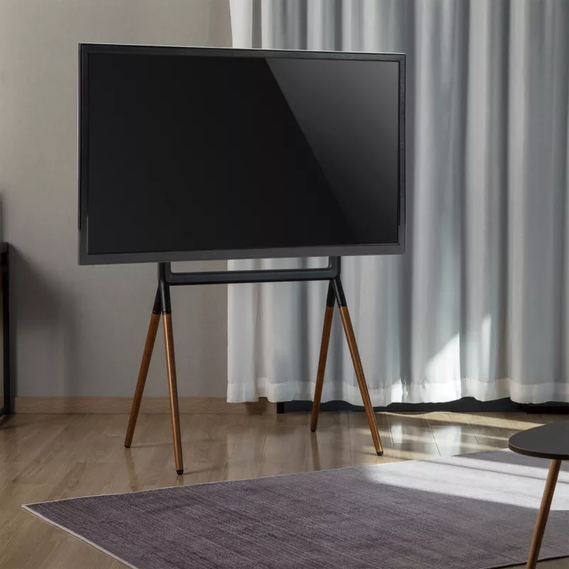 InLine Woodstand Studio koka TV statīvs, 49–70 collu (124–178 cm) displejiem, līdz 40 kg