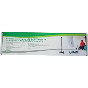 InLine Flat & Bevel griestu kronšteins TFT / LED / Plasma 32-55 collas līdz 50kg