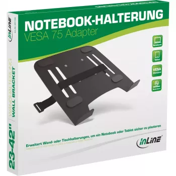 InLine Notebook Mount / Turētājs ar VESA 75 adapteri