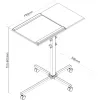 InLine Trolley klēpjdatoram un projektoram, augstums 70–90 cm