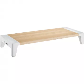 InLine Monitor Platform+ 80mm, 2x USB 3.2 Gen1 un QC3 uzlāde, līdz 15 kg