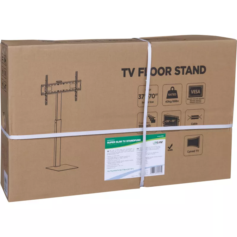 TV statīvs InLine 23195A, augstuma regulēšana, LED TV 37-70 collām