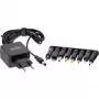InLine universāls barošanas bloks, 5V / 15W, ar 8 maināmiem spraudņiem, Micro-USB, USB-C