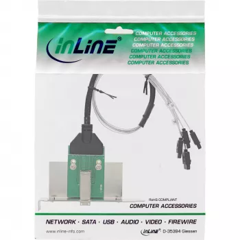 SATA interfeisa karte InLine SFF-8644 4x SATA