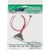 InLine 27902 eSATA Slot Bracket, eSATA sievišķais uz iekšējo SATA, 0.5 m