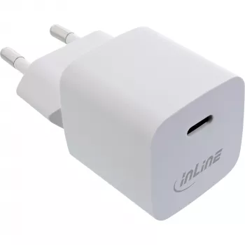 InLine 31501C USB-C lādētājs 33W Power Delivery PPS balts