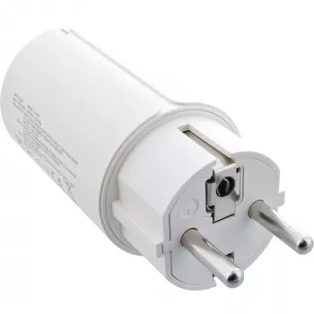 InLine USB PD lādētājs, GaN lādētājs, 3 porti, Dual USB-C + USB-A, 65W, balts