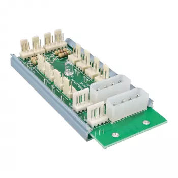InLine Multi Port Panel 2x Molex 4 kontaktu uz 12 x 3 kontaktu ventilatora savienotājs 12 ventilatoriem