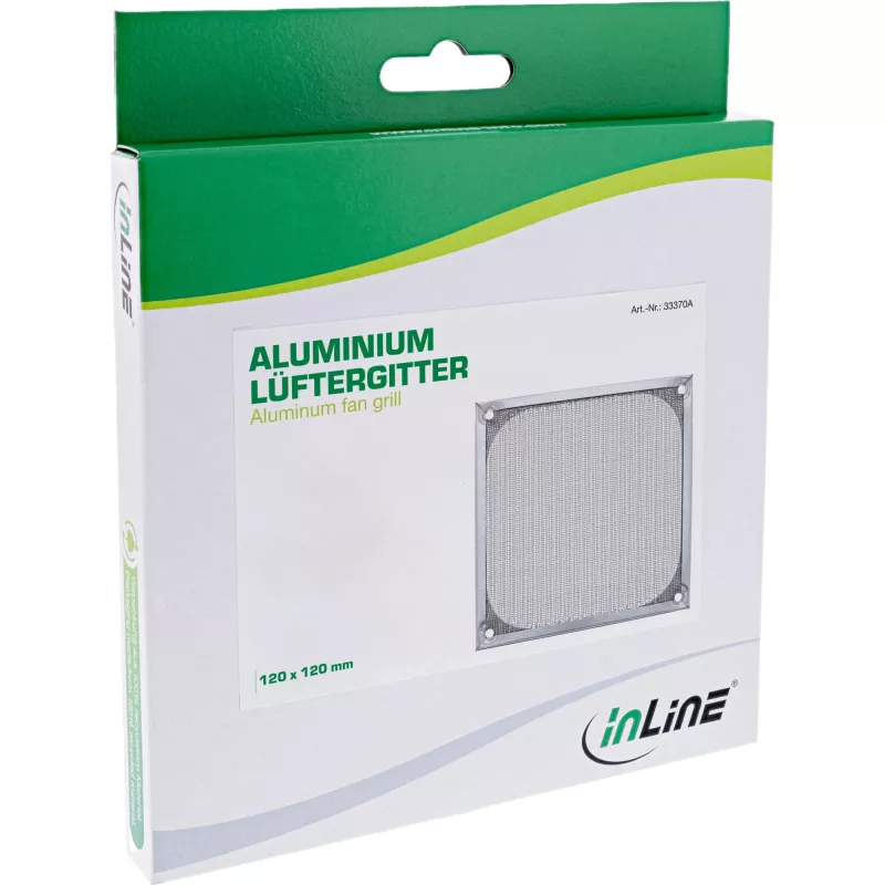 InLine alumīnija filtra restīte 120x120 mm 33370A