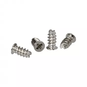 InLine Ventilatora Skrūves 5.0x10.0mm sudraba 50 gab. InLine 33371C