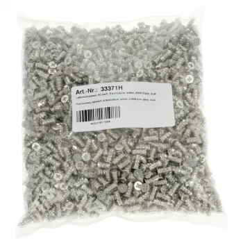 InLine ventilatora skrūves 5.0x10.0mm sudraba krāsā, 2000 gab. iepakojumā
