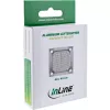 InLine alumīnija filtrs ventilatora režģim 40×40 mm 33374A