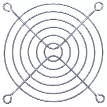 InLine Ventilatora režģis metāls hromēts, 92x92mm