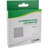 InLine alumīnija filtrs ventilatora režģim 92x92 mm 33379A