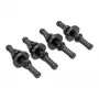 InLine fanu atsaistes komplekts, 60–120 mm ventilatoriem, 4 gab. iepakojums