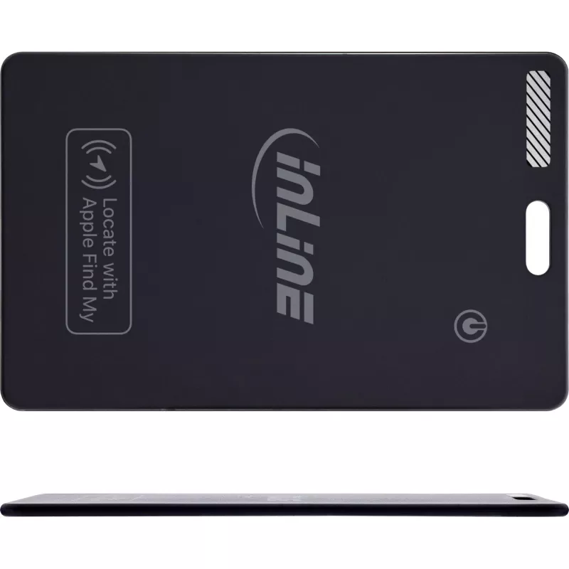 InLine 40080K GPS izsekotājs/karte Universal Finder Smart Card Melns
