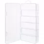 InLine mazu detaļu kastīte, 6 nodalījumi, 206x107x33mm, caurspīdīga