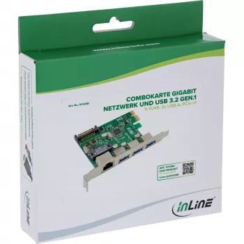 Tīkla karte InLine 51125R Gigabit Ethernet 1000 Mbit/s PCI Express