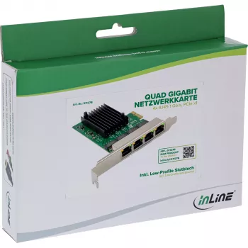 Iekšējā Ethernet tīkla karte InLine 51127B 1000 Mbit/s PCI Express