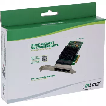 Iekšējā Ethernet tīkla karte InLine 51127E 1000 Mbit/s PCI Express