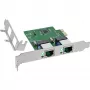 Tīkla karte InLine 51128K Divu portu Gigabita 2x RJ45 PCIe x1