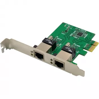 Tīkla karte InLine 51128K Divu portu Gigabita 2x RJ45 PCIe x1
