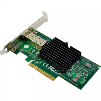 InLine 10 Gigabit tīkla karte, 1x SFP+, PCIe x8, ar zema profila kronšteinu