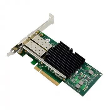 InLine Dual 10 Gigabit tīkla karte, 2x SFP+, PCIe x8, ar zema profila kronšteinu