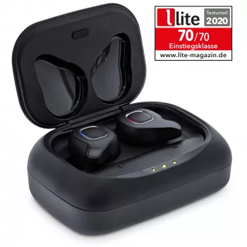 InLine PURE Air TWS, Bluetooth In-Ear austiņas ar Qi-Case PowerBank