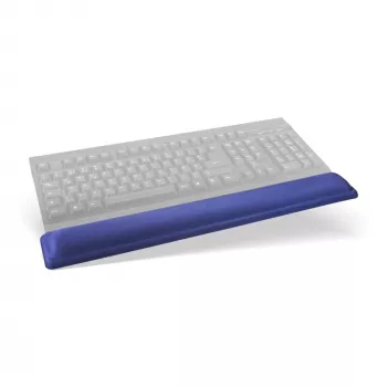 InLine tastatūra ar želejas plaukstu balstu, zila, 464x60x23mm