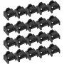 InLine RJ45 portu bloķētājs, 20 gab. papildinājuma iepakojums, melns
