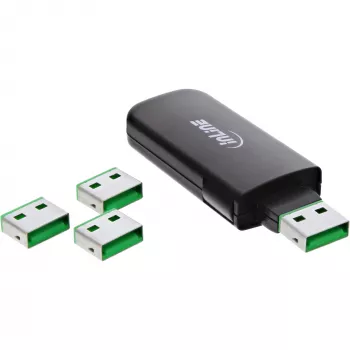 InLine USB Portblokeris, 4 portu bloķētājs