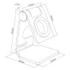 InLine Aluminium turētājs Apple Watch sudraba krāsā