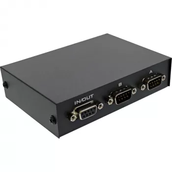 InLine Serial slēdzis manuāls 2-portu RS232 9-pin Sub-D Vadu