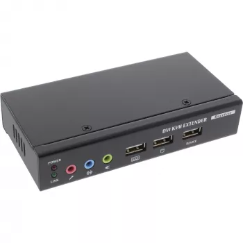 InLine DVI USB KVM pagarinātājs DX050 pa TP kabeli ar audio līdz 50 m