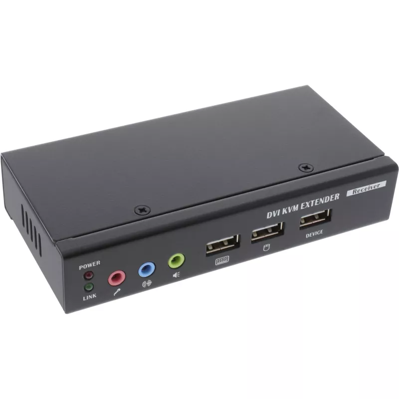 InLine DVI USB KVM pagarinātājs DX050 pa TP kabeli ar audio līdz 50 m
