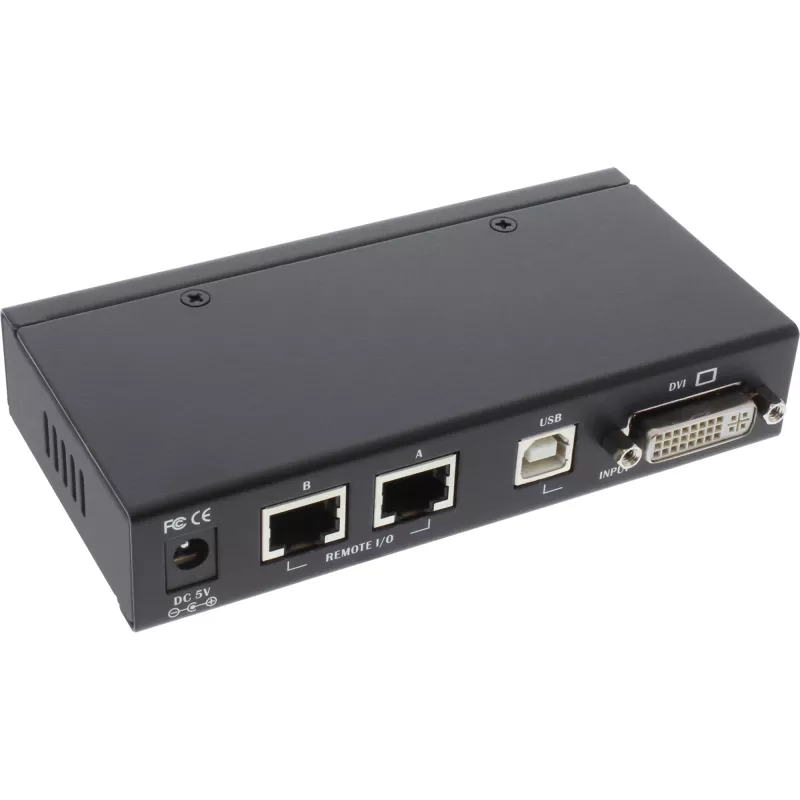 InLine DVI USB KVM pagarinātājs DX050 pa TP kabeli ar audio līdz 50 m