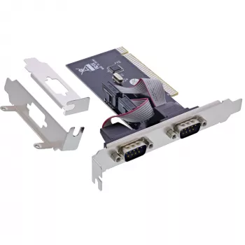 InLine PCI daudzportu I/O kontrollera karte ar 2 DB9 seriālajiem portiem