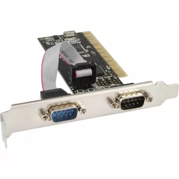 InLine PCI daudzportu I/O kontrolieris 2 DB9 seriālie porti