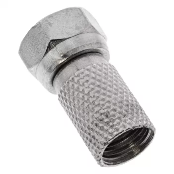 InLine F-Plug vīrišķais savienotājs koaksiālajam kabelim ar apvalku 7.5mm