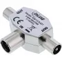 InLine Antena T-Sadalītājs TV 1x Coax sievišķā uz 2x Coax vīrišķā 69914